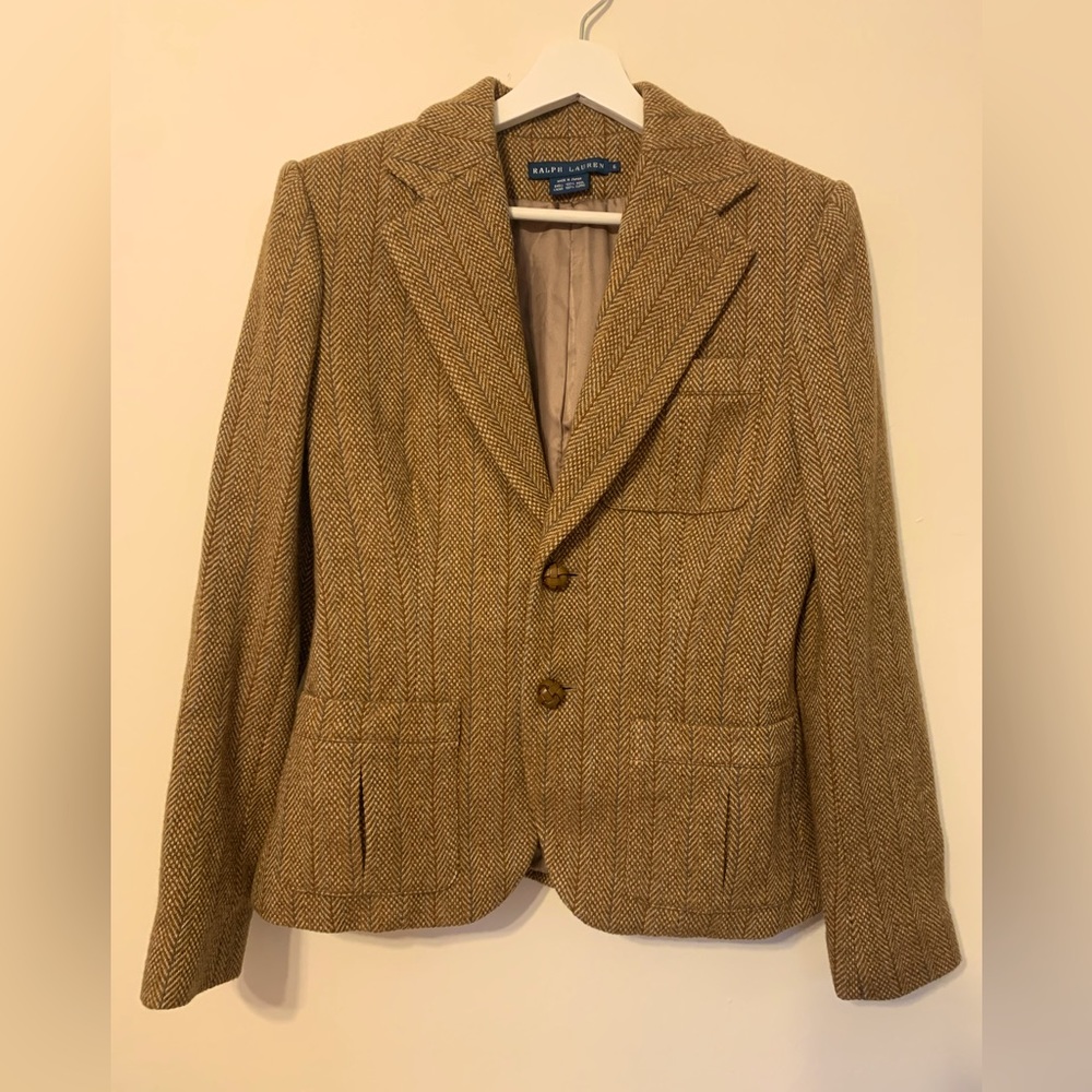 Ralph Lauren Vintage Wool Tweed Blazer